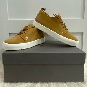 Giuseppe Zanotti Canapa Suede Low Top Men Shoes (New) Size 42